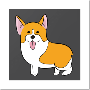 Corgi Lick Posters and Art